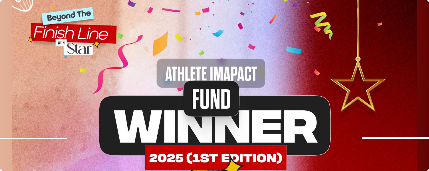 Athlete Impact Fund winners banner