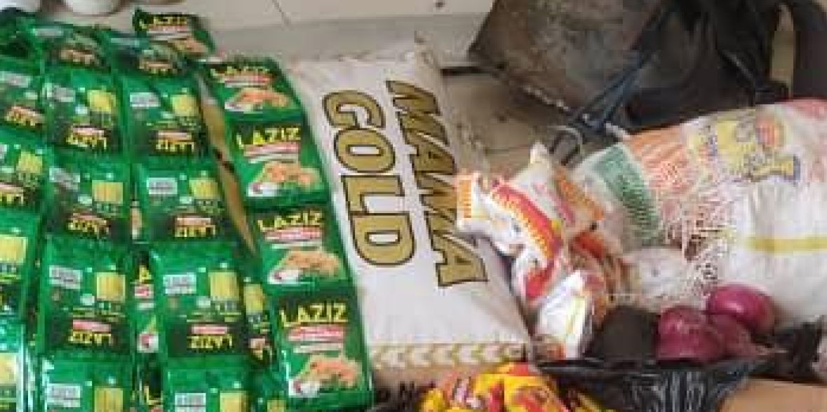 Food supplies packed for athletes