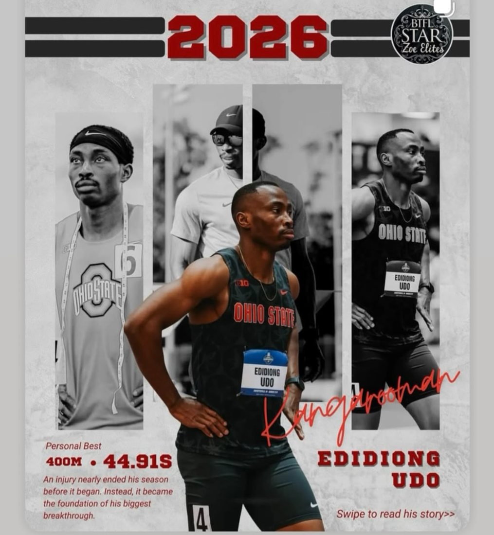 Edidiong Udo in an Ohio State vest