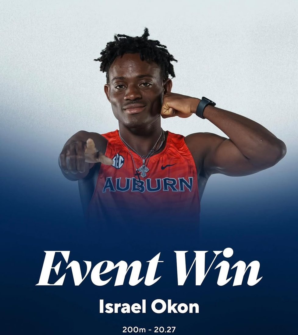 Israel Okon in an Auburn vest